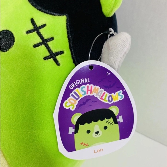 NWT Squishmallow Halloween Len Frankenstein Bear 12” Aldi Exclusive Plush Cute - Picture 4 of 4